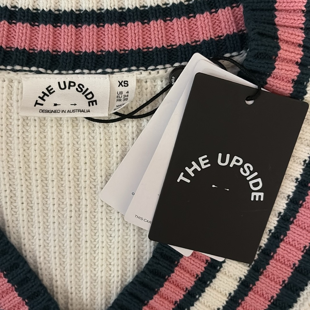 The Upside Queenwood Louie Knit Sweater SZ XS NWT - Picture 5 of 8